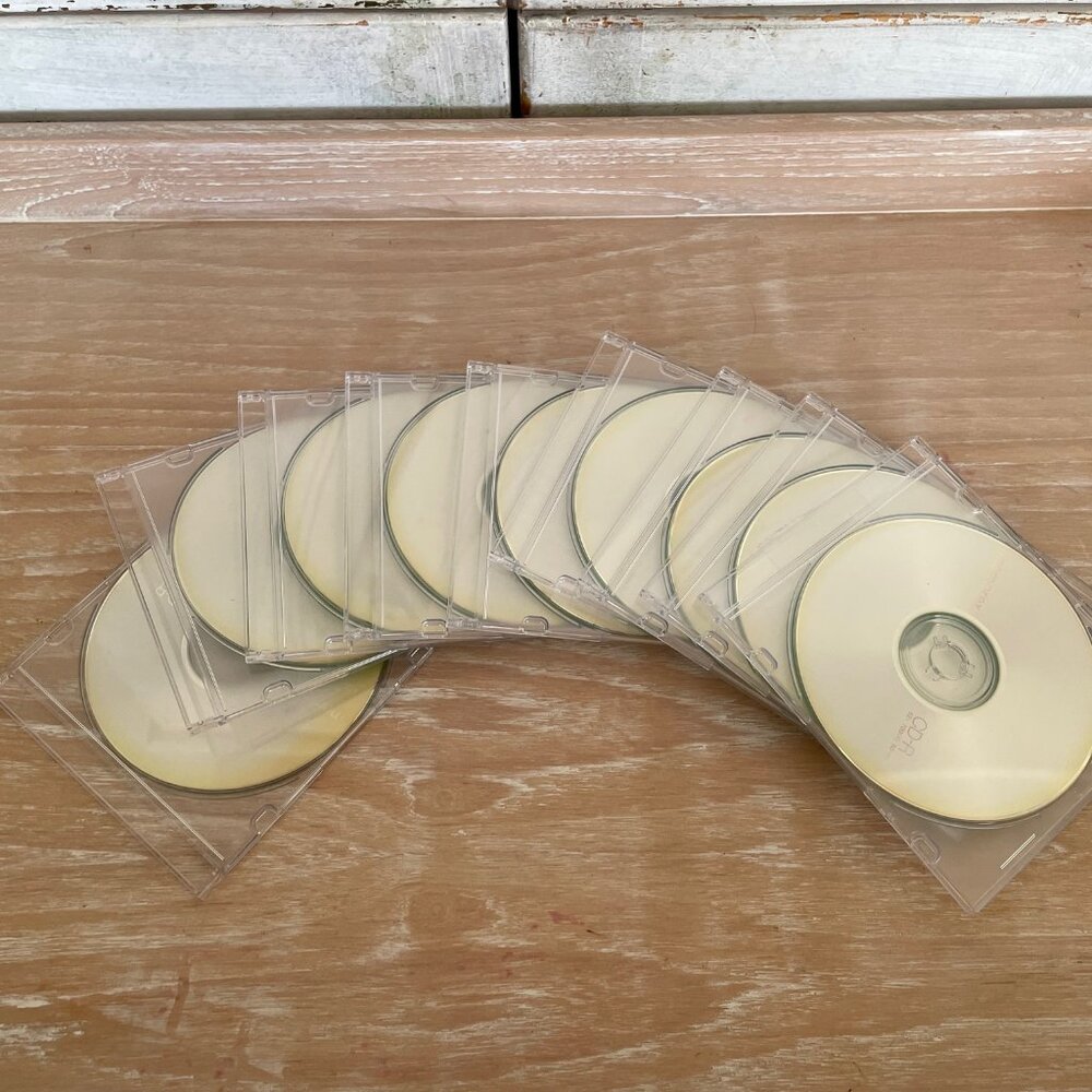 Memorex CD-R 52x700MBx80Min Set of 9 with Clear Case